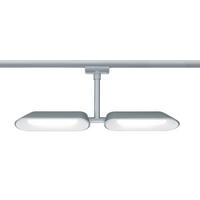 SCHIENENSYSTEM-STRAHLER URail   - Chromfarben, Design, Metall (37,5/17/2,6cm) - Paulmann