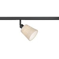 SCHIENENSYSTEM - Sandfarben/Schwarz, Design, Textil/Metall (11/23cm) - Fischer & Honsel