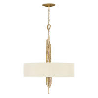 HÄNGELEUCHTE 61/61/91,5 cm    - Champagner/Goldfarben, Lifestyle, Metall (61/61/91,5cm) - Elstead Lighting