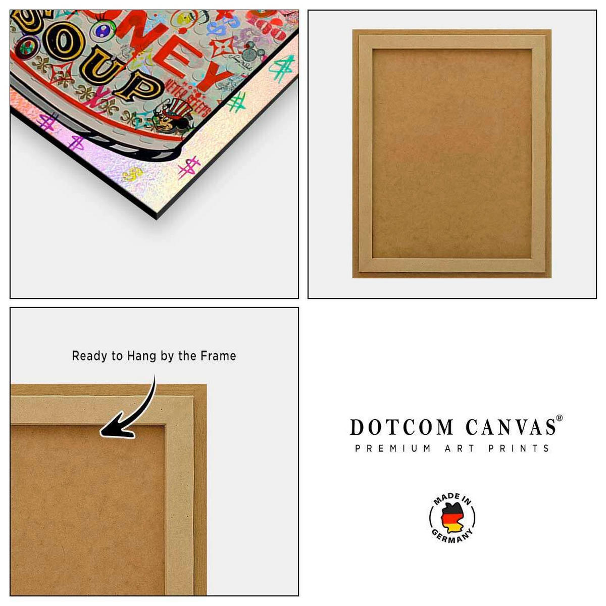 KUNSTDRUCK 58/90 cm  - Multicolor, Basics, Holz (58/90cm)