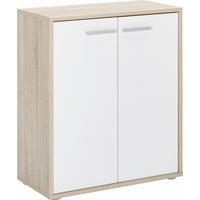 KOMODA   60/70/30 cm   hrast Sonoma, bijela  - bijela/hrast Sonoma, drvni materijal (60/70/30cm) - Best Price