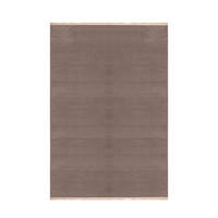 FLACHWEBETEPPICH 200/290 cm Style Mokka  - Mokka, Basics, Textil (200/290cm) - Novel
