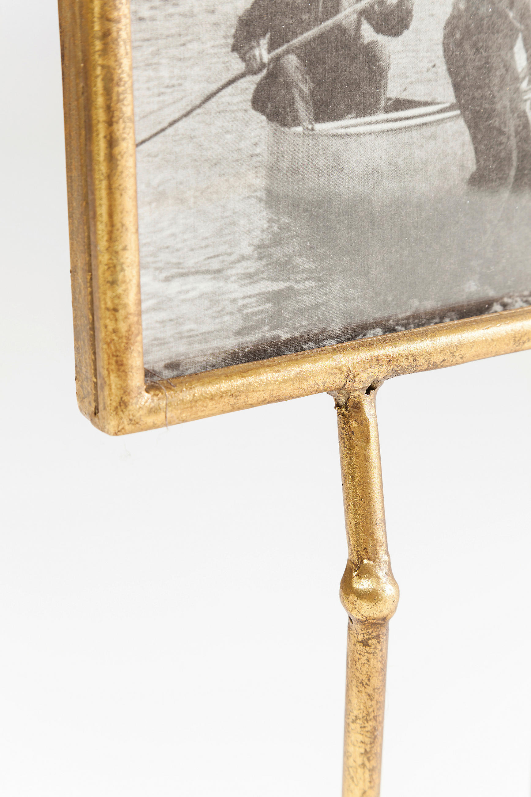 BILDERRAHMEN - Goldfarben, Trend, Glas/Metall (19/38/10cm) - Kare-Design