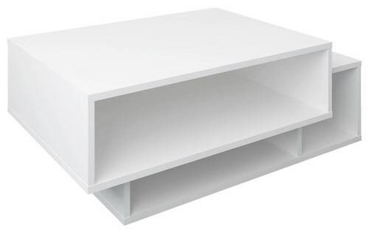 COUCHTISCH in Holzwerkstoff  - Weiß, MODERN, Holzwerkstoff (88/35/50cm) - MID.YOU