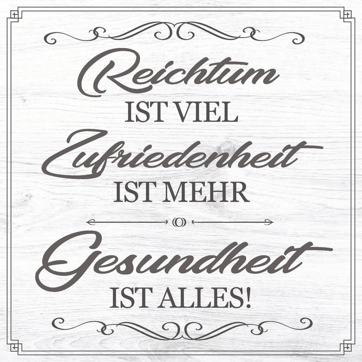 DEKOPANEEL Text  - Multicolor, KONVENTIONELL, Holz (20/20/0,3cm) - Euroart