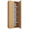 MEHRZWECKSCHRANK 70/178/40 cm  - Silberfarben/Buchefarben, Basics, Holzwerkstoff/Kunststoff (70/178/40cm) - MID.YOU