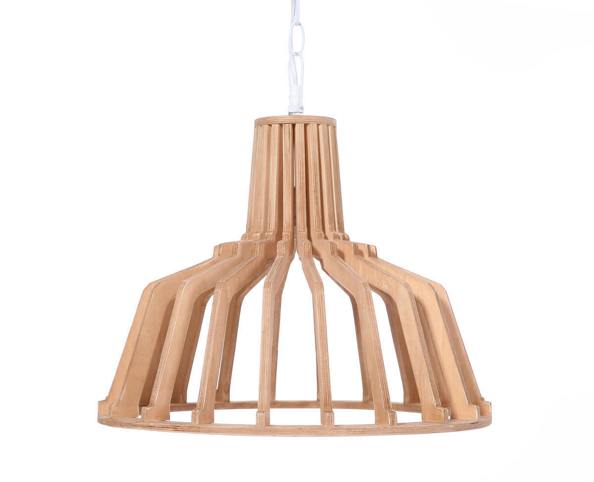 ZÁVĚSNÉ SVÍTIDLO, 41/39/41 cm  - přírodní barvy, Trend, kompozitní dřevo (41/39/41cm) - P & B