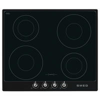 INDUKTIONSKOCHFELD SI964NM  - Schwarz, Basics, Glas/Metall (59,6/60/51cm) - SMEG