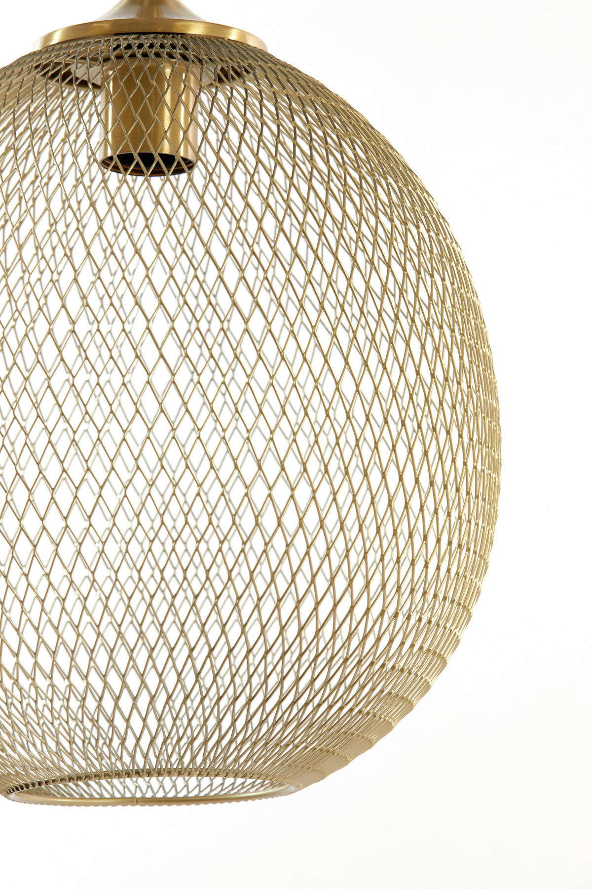 HÄNGELEUCHTE Moroc 104/30/34 cm   - Goldfarben, Design, Metall (104/30/34cm) - Light & Living