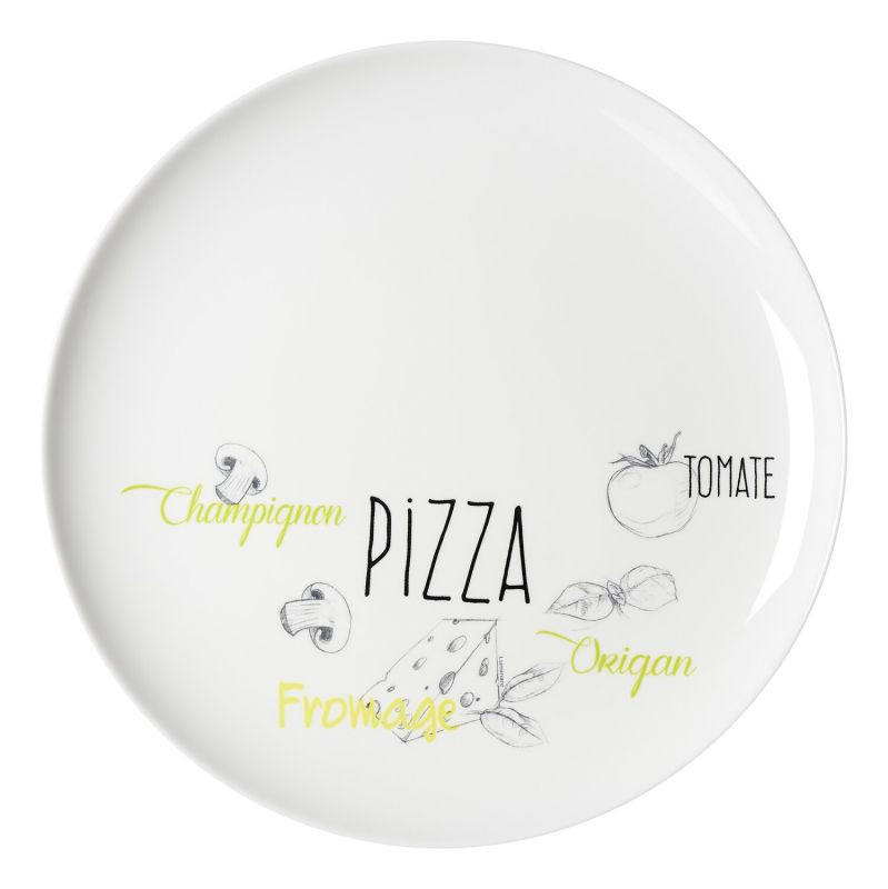 PIZZATALLRIK  - vit/multicolor, Lifestyle, glas (32/32/2cm) - Ritzenhoff Breker