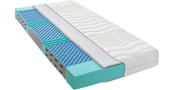 KOMFORTSCHAUMMATRATZE 180/200 cm Höhe ca. 18 cm  - Weiß, Basics, Textil (180/200cm) - Carryhome