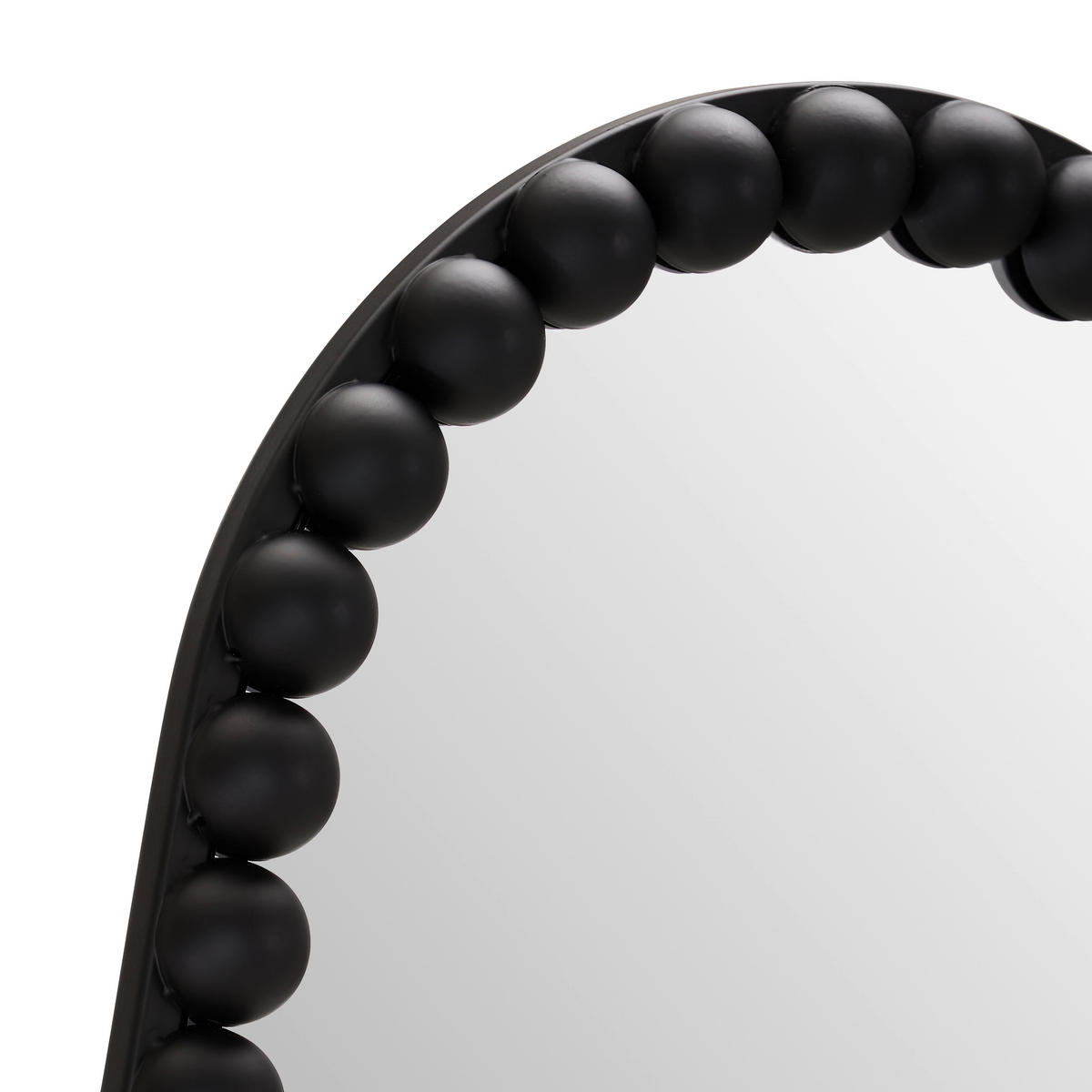WANDSPIEGEL 45/120/2,5 cm    in Freiform  - Schwarz, LIFESTYLE, Glas/Metall (45/120/2,5cm) - Novel