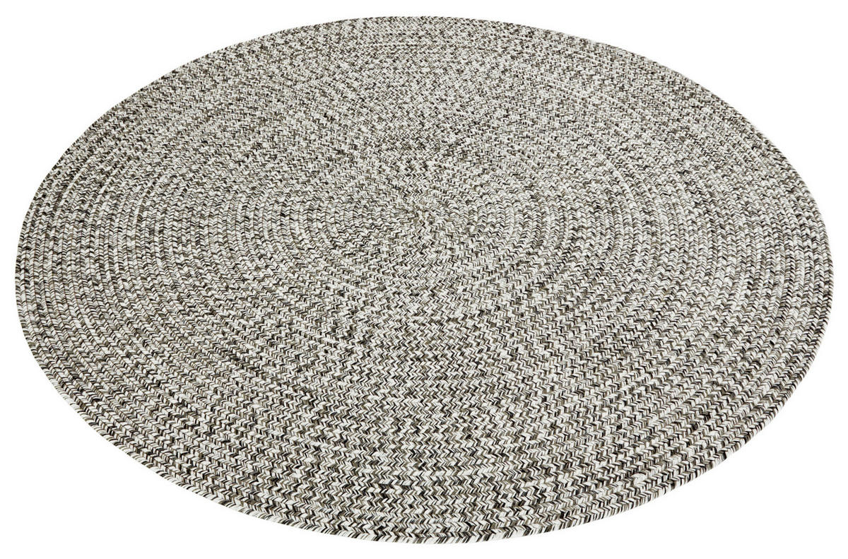 OUTDOORTEPPICH 200 cm Braided Multicolor, Greige  - Greige/Multicolor, Basics, Kunststoff (200cm)