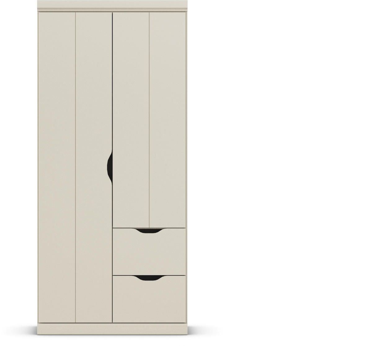 KLEIDERSCHRANK in Champagner  - Champagner, Basics, Holzwerkstoff (91/203/56cm) - Boxxx