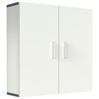 HÄNGESCHRANK 60/60/18 cm  - Weiss/Anthrazit, Modern, Holzwerkstoff/Metall (60/60/18cm) - MID.YOU