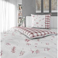WENDEBETTWÄSCHE TALVI Renforcé 140/200 cm  - Rot/Weiß, KONVENTIONELL, Textil (140/200cm) - Esposa