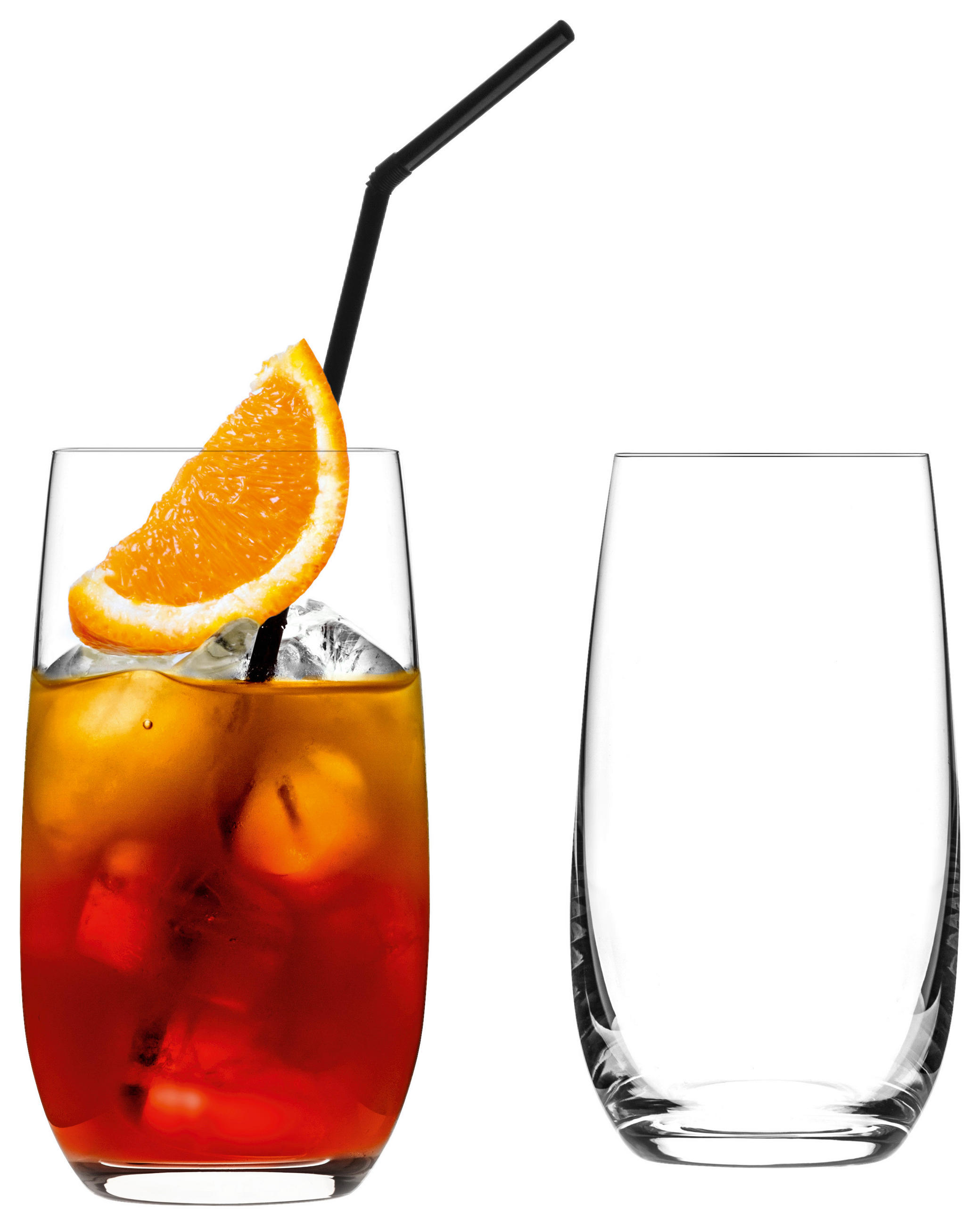 SADA SKLENIC 2 ks - čiré, Basics, sklo (400ml) - Leonardo