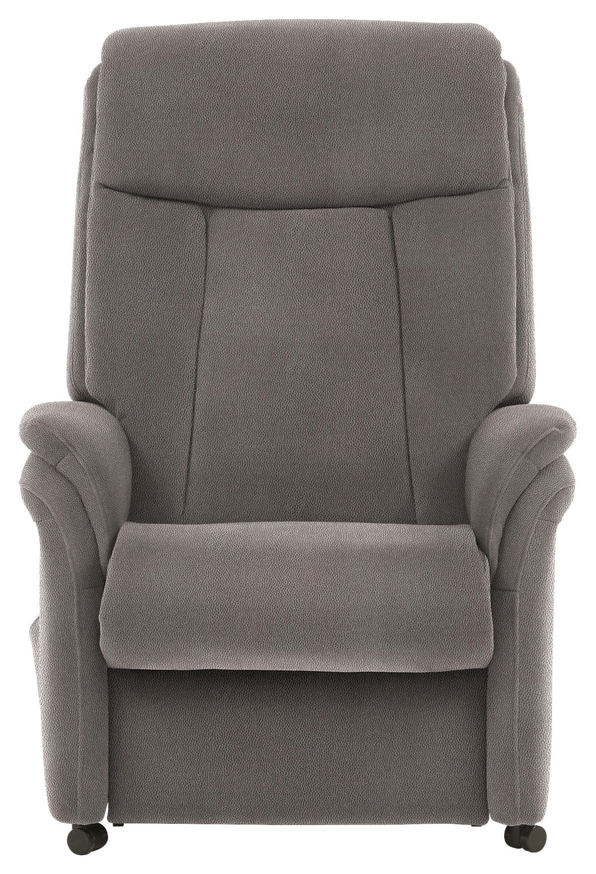 FERNSEHSESSEL in Mikrofaser Graubraun  - Graubraun, Konventionell, Kunststoff/Textil (74/107/84cm) - Valdera