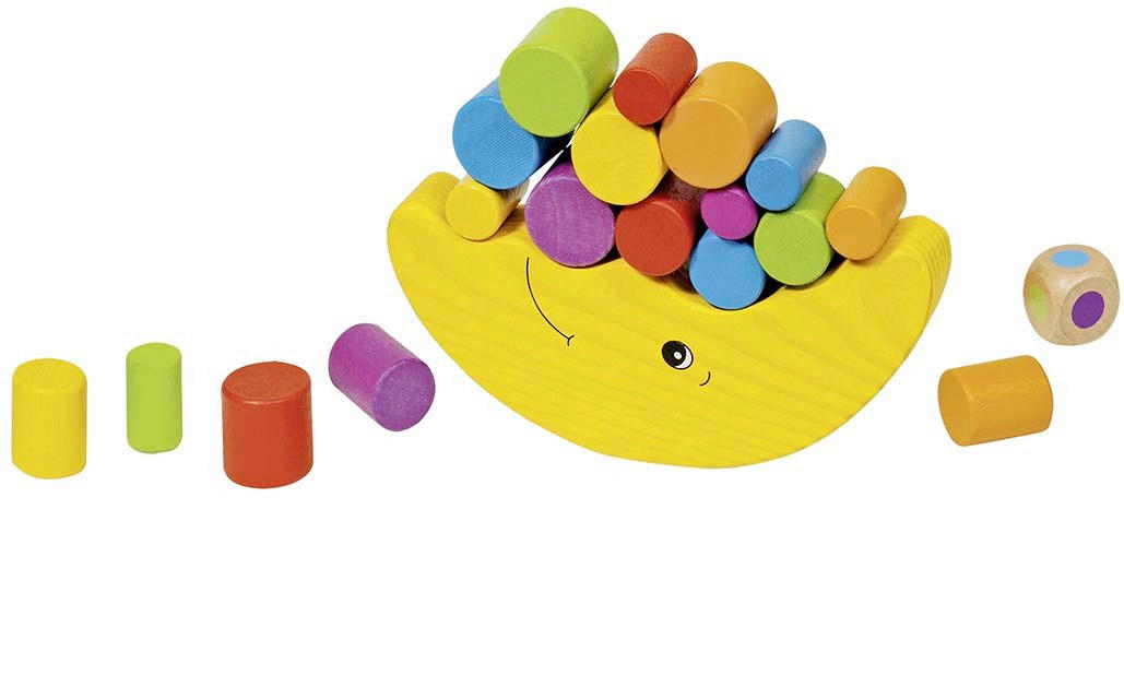 MOTORIČKA IGRAČKA   - višebojno, Basics, drvo (14,2cm) - Goki