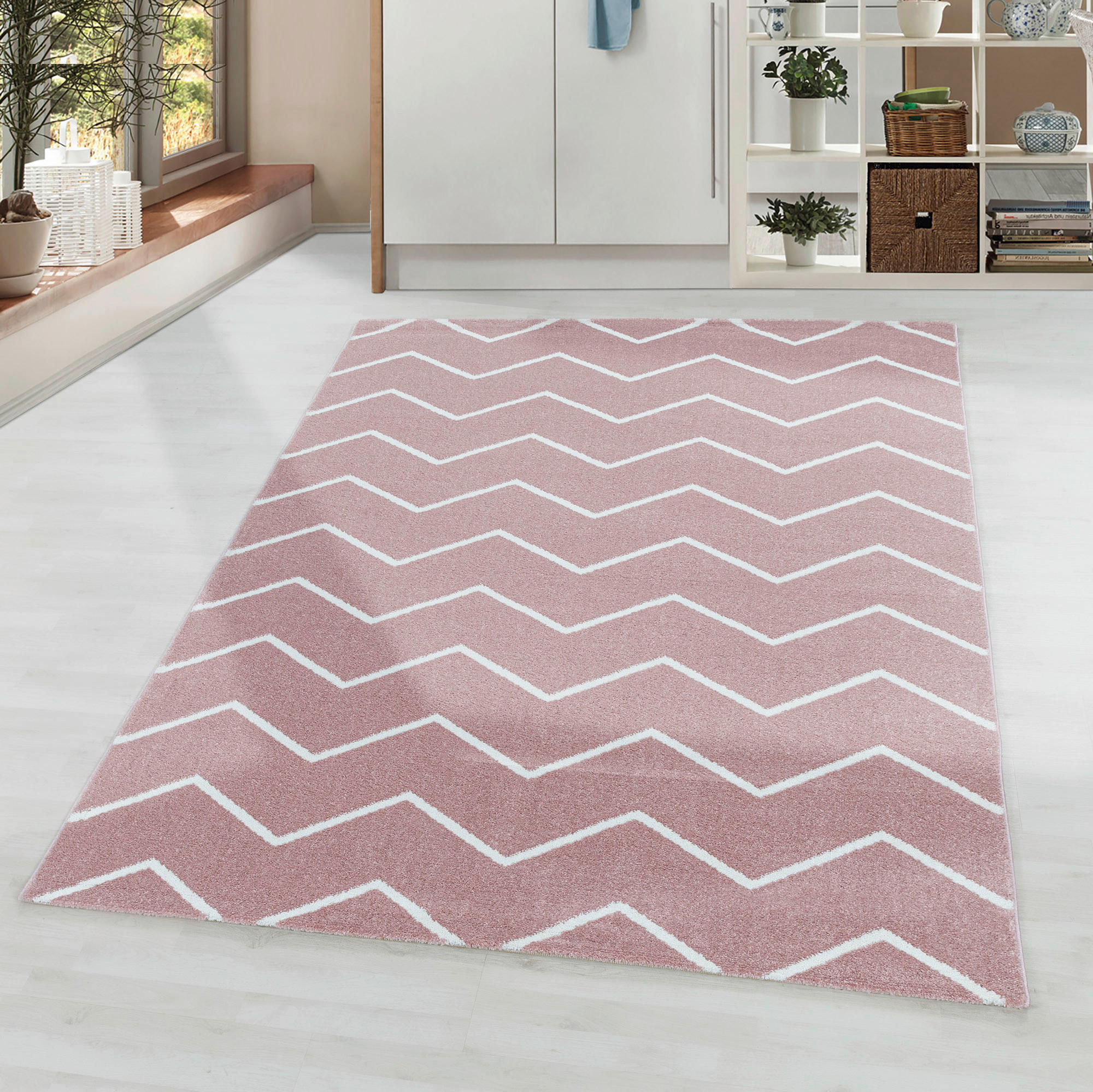 RYAMATTA 140/200 cm Rio 4602 rosa  - rosa, Basics, textil (140/200cm)