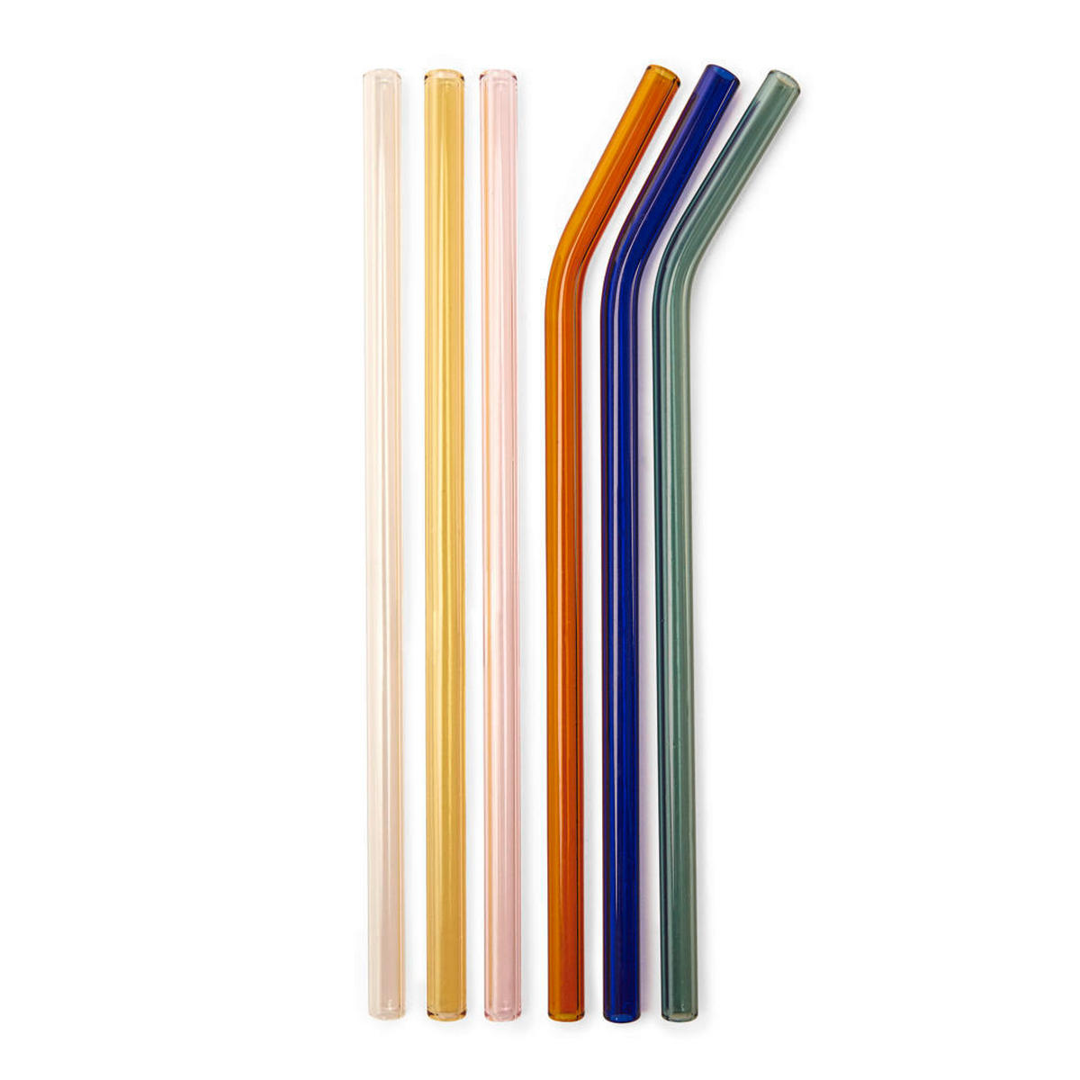 SLAMKA  - višebojno, Basics, staklo (20,3cm) - Kikkerland