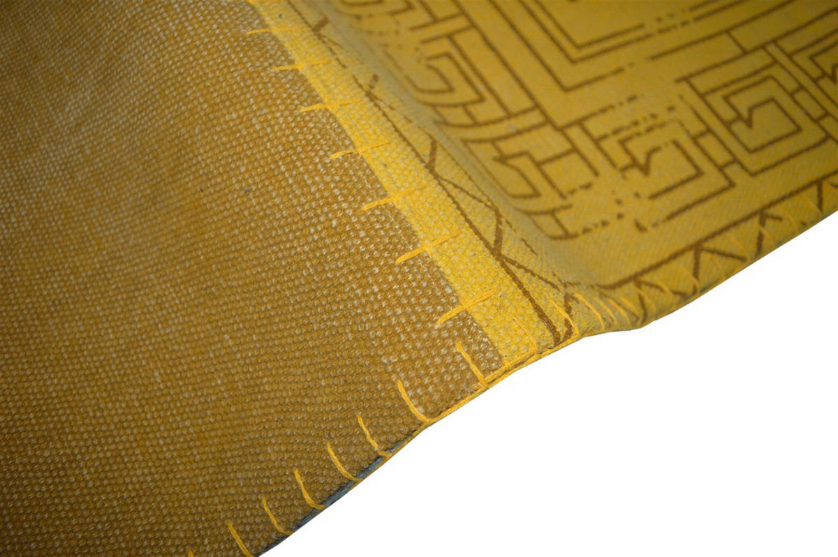 FLACHWEBETEPPICH 120/170 cm Lyrical Gelb, Multicolor  - Gelb/Multicolor, Basics, Textil (120/170cm) - Novel