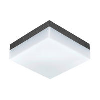 LAMPĂ DE EXTERIOR CU LED - alb/antracit, Basics, plastic (21,5/21,5cm)