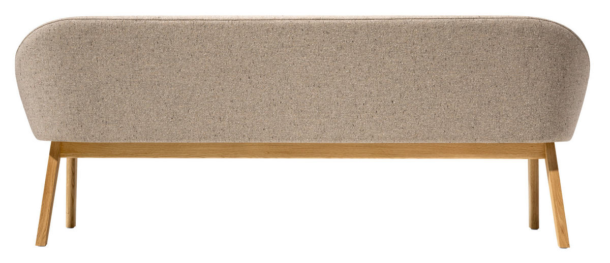 SITZBANK 239/84/61 cm  in Naturfarben, Eichefarben  - Eichefarben/Naturfarben, Design, Holz/Textil (239/84/61cm) - TEAM 7