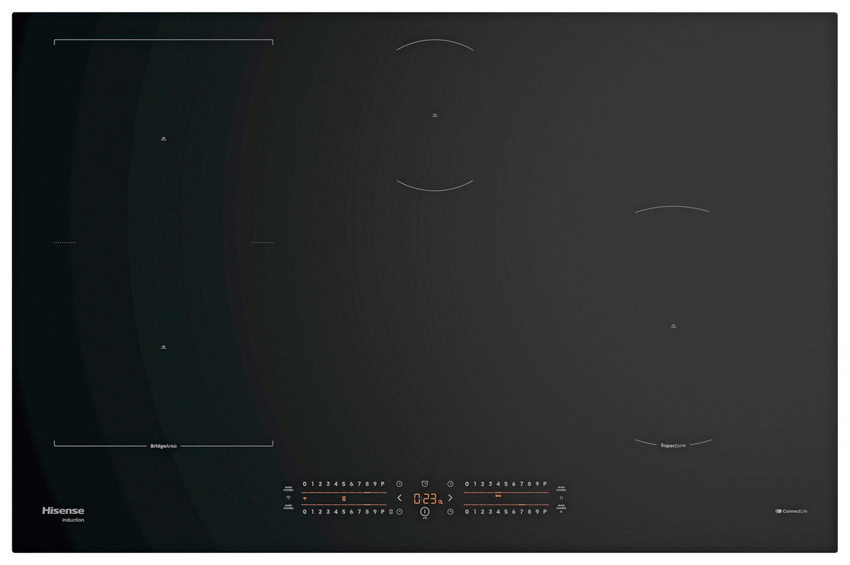 INDUKTIONSKOCHFELD HI8432BSCWF  - Schwarz, Basics, Glas/Metall (79,5/5,4/52cm) - Hisense
