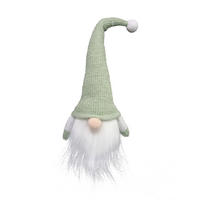 ŠKRIATOK - biela/zelená, Lifestyle, kov/textil (15/41/10cm) - X-Mas