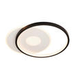 LED-DECKENLEUCHTE 45,5/38,5/7 cm   - Schwarz/Weiß, Basics, Kunststoff/Metall (45,5/38,5/7cm) - Novel