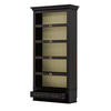 REGAL Pinie massiv Creme  - Creme/Schwarz, LIFESTYLE, Holz/Metall (117/238,5/46,5cm) - Livetastic