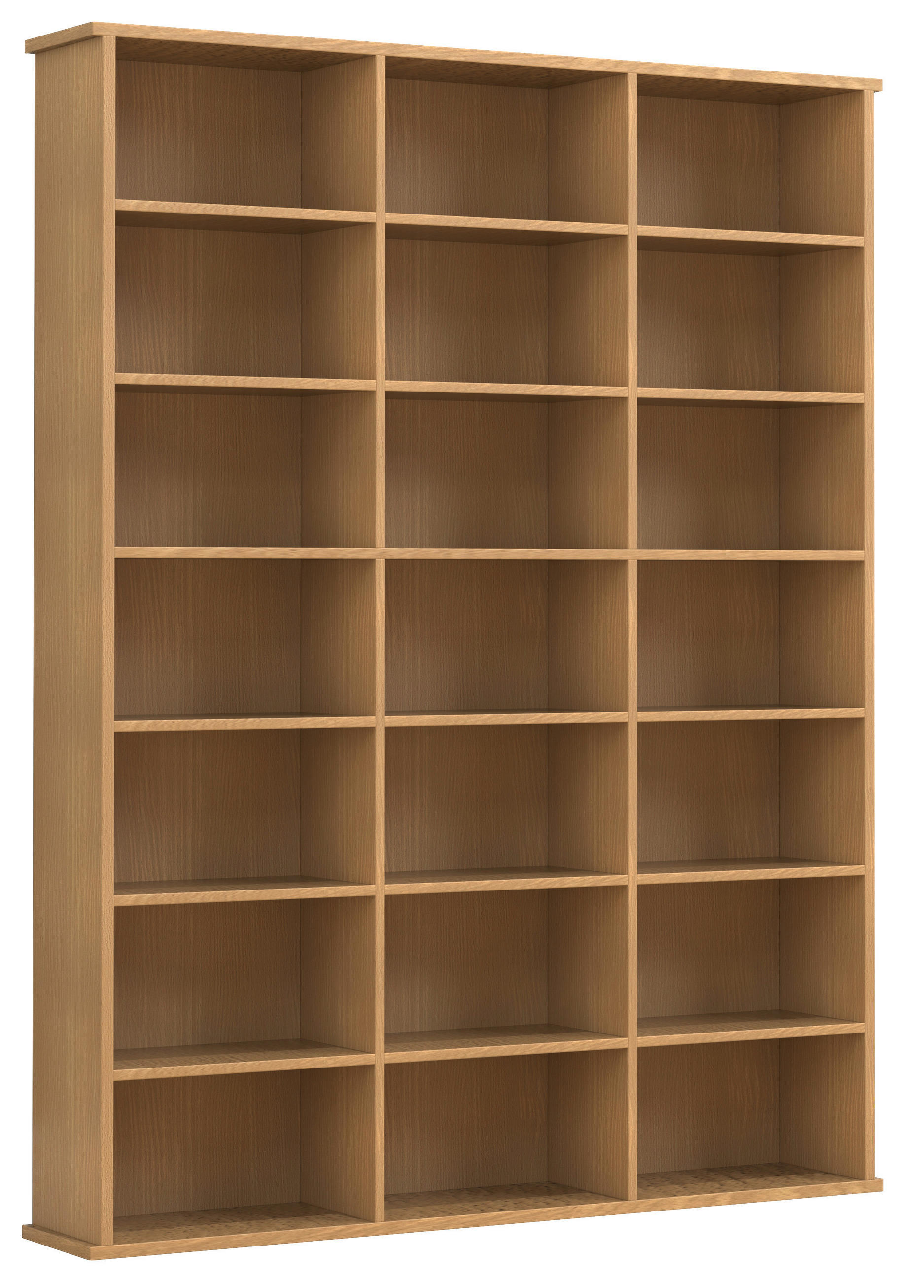 HYLLA i 105/136/19 cm bokfärgad  - bokfärgad, Design, trämaterial (105/136/19cm) - MID.YOU