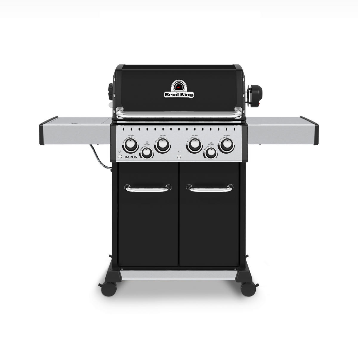 PLINSKI ŽAR  BARON - črna, Basics, kovina (145/116/61cm) - Broil King