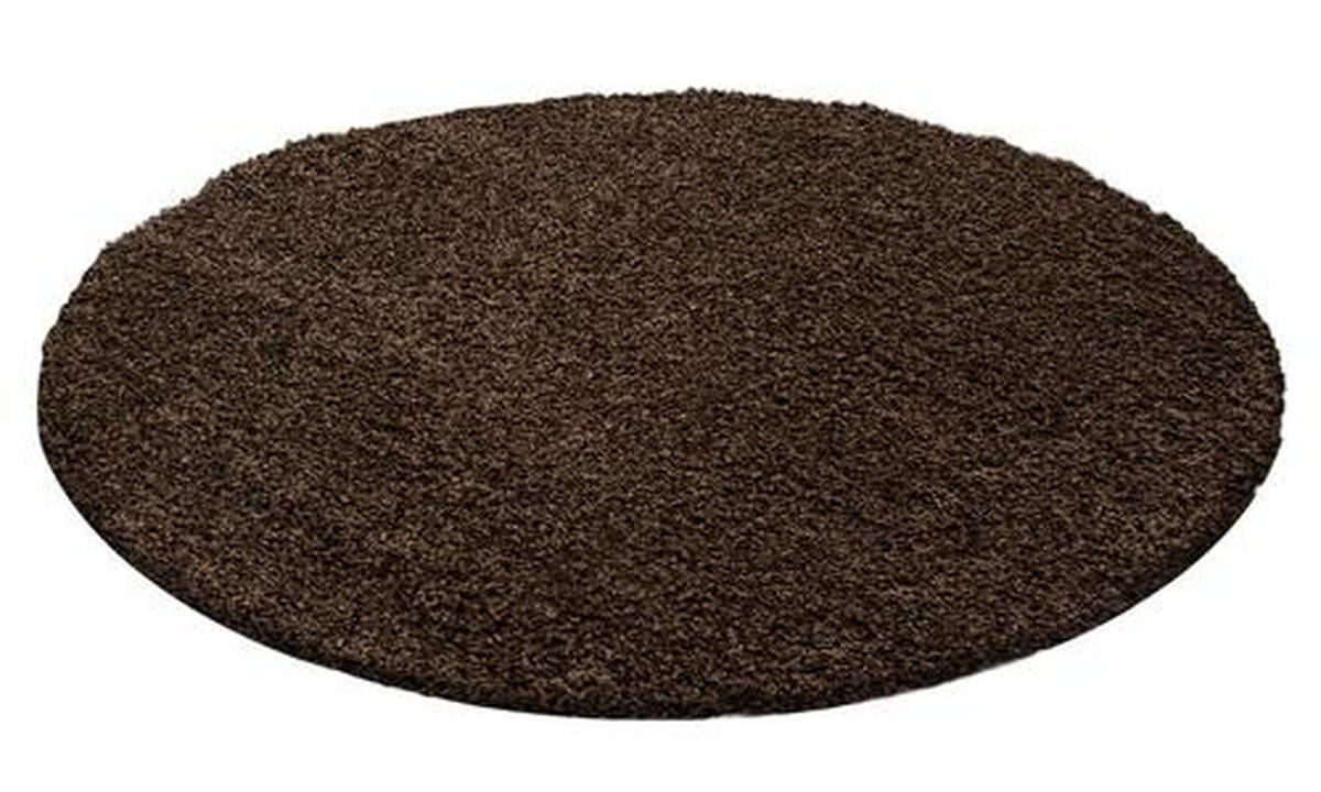 TEPIH VISOKOG FLORA  160 cm  smeđa  Life 1500  - smeđa, Konvencionalno, tekstil (160cm) - Novel