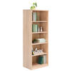 REGAL Sonoma Eiche  - Schwarz/Sonoma Eiche, Basics, Holzwerkstoff (55/148/36cm) - Xora
