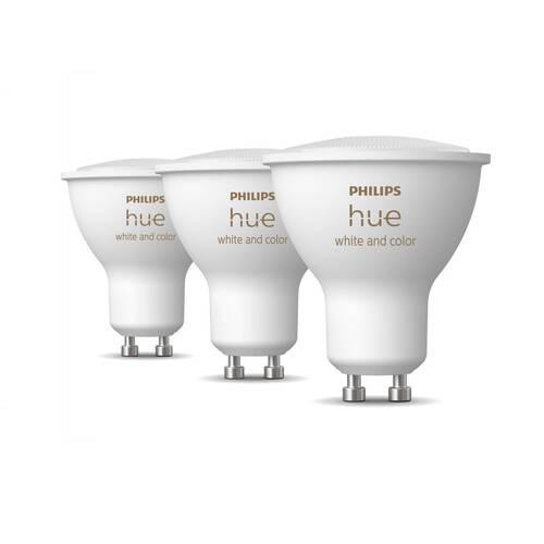 LED-LEUCHTMITTEL   GU10 4.2 W 400 lm 3 Stück  - Weiß, Basics, Kunststoff (5,7/5/5cm) - Philips HUE