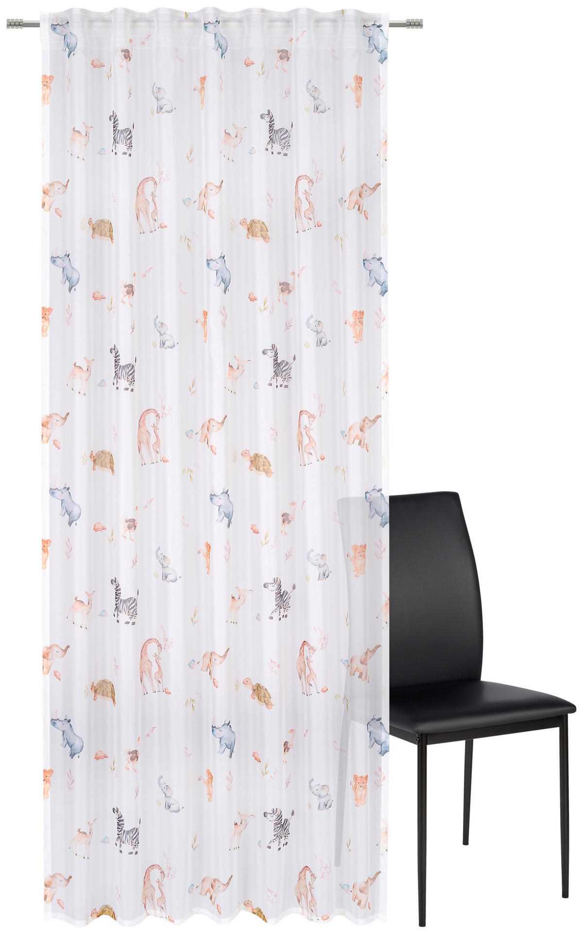 DETSKÝ ZÁVES, priehľadné, 140/245 cm - viacfarebná, Lifestyle, textil (140/245cm) - Ben'n'jen