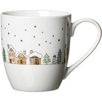 HRNČEK NA KÁVU  500 ml   - viacfarebná, Basics, keramika (14/10/10,5cm)