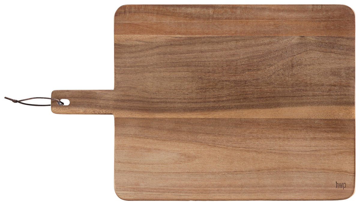 SCHNEIDEBRETT Holz Akazie  - Naturfarben, Basics, Holz (48/31/2cm) - Homeware Profession.