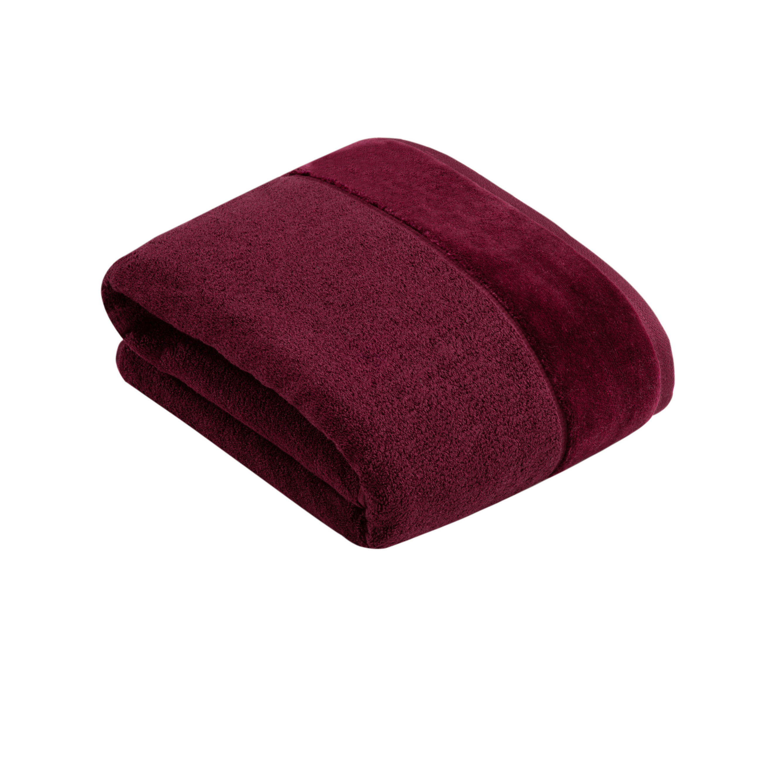 BADETUCH Pure Rot 100/150 cm  - Rot, Basics, Textil (100/150cm) - Vossen