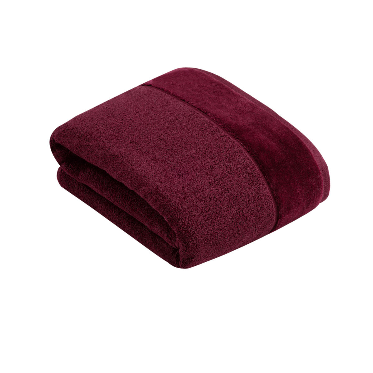 BADETUCH Pure Rot 100/150 cm  - Rot, Basics, Textil (100/150cm) - Vossen
