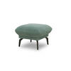 HOCKER in Textil Mintgrün  - Schwarz/Mintgrün, Design, Textil/Metall (57/46/57cm) - MID.YOU
