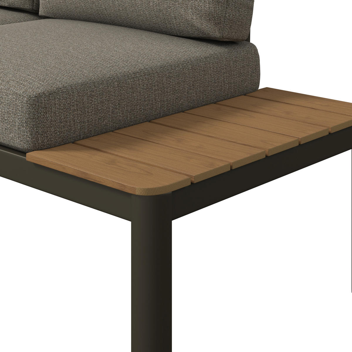 LOUNGE GARNITÚRA 3 részes   239.5/215/83 cm  - natúr színű/Pezsgő, Design, műanyag/textil (239.5/215/83cm) - Amatio