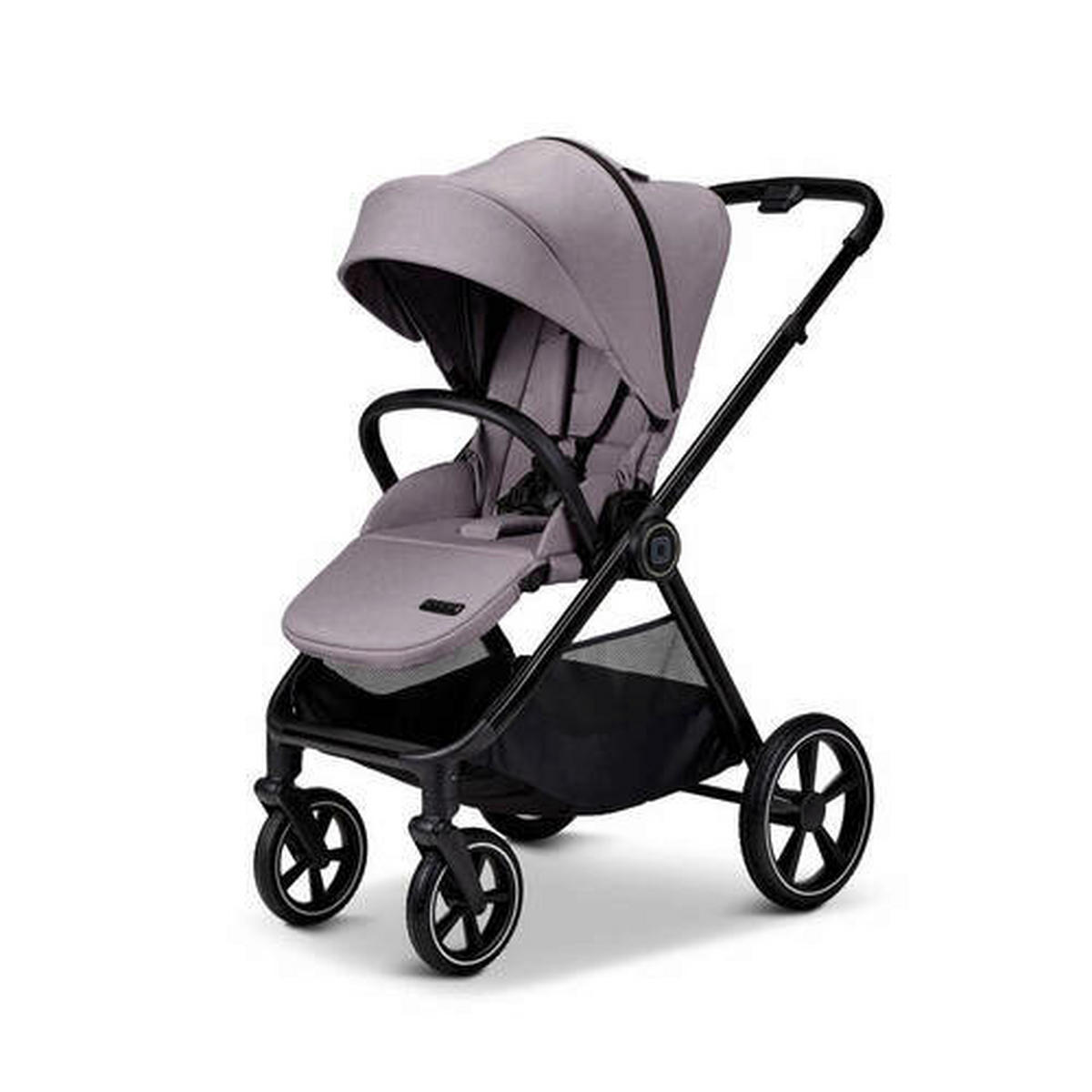 KINDERWAGENSET  Aura Set  Stone Melange  - Hellgrau, Basics (140/61/115cm) - Moon