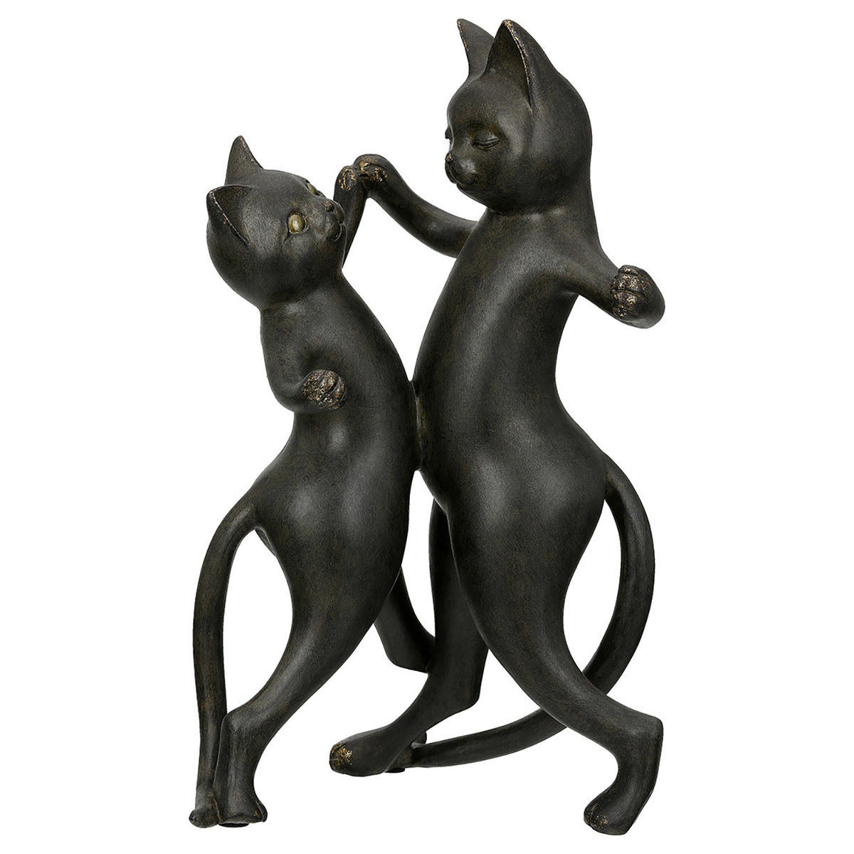 SKULPTUR - Schwarz, Basics, Kunststoff (17,5/30,5/16cm)