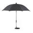 KINDERWAGENSONNENSCHIRM - Schwarz, Basics, Kunststoff/Metall (70cm) - Reer