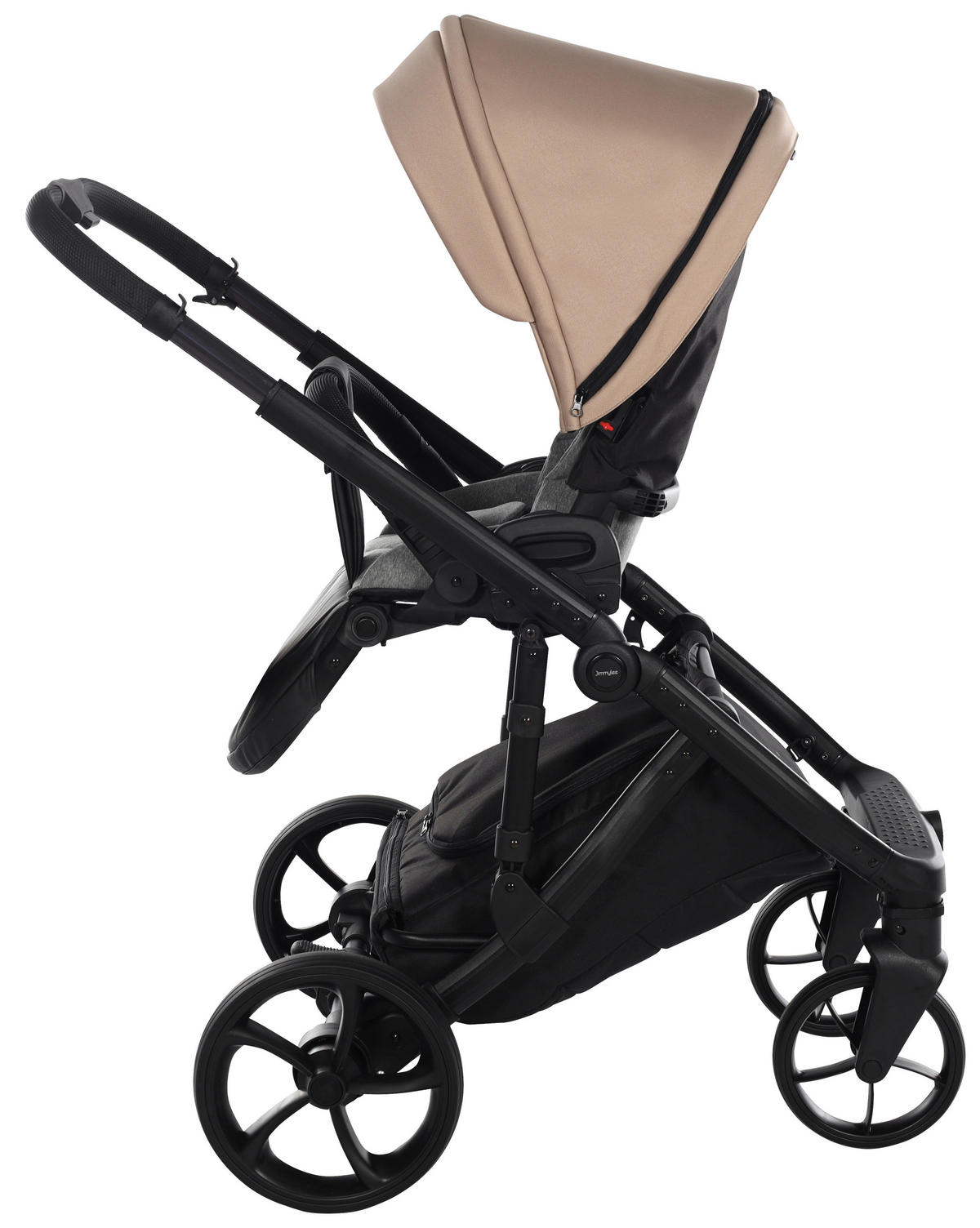 BARNVAGNSSET Easy Compact  - beige/svart, Basics, metall/textil (108/61/96cm) - Jimmylee