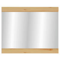 ZRCADLO, 80/65/2 cm,  - barvy buku, Konvenční, kompozitní dřevo (80/65/2cm) - Cantus