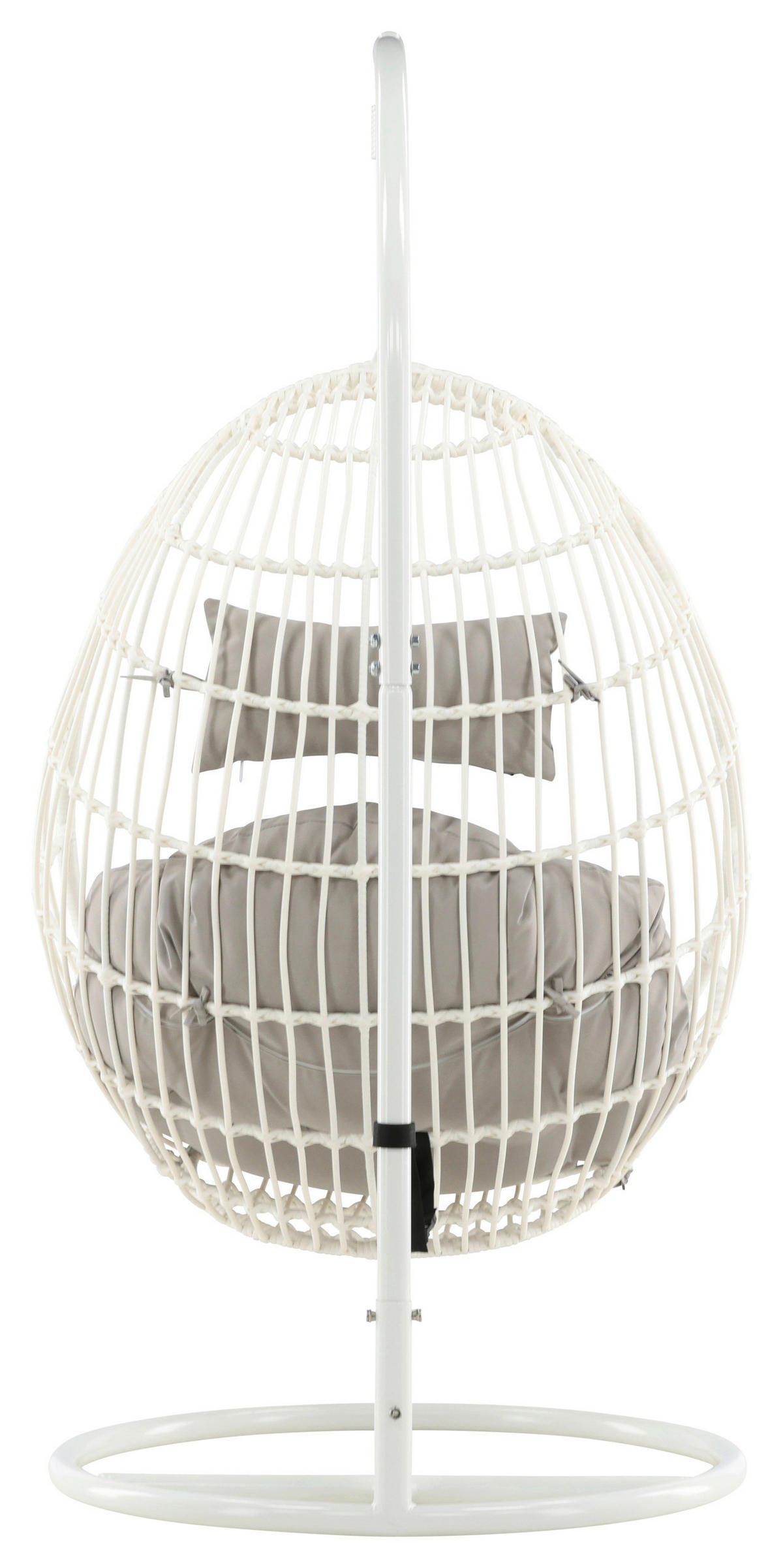 HÄNGESESSEL 95/196/95 cm  - Weiß, KONVENTIONELL, Holz (95/196/95cm) - Gardenson